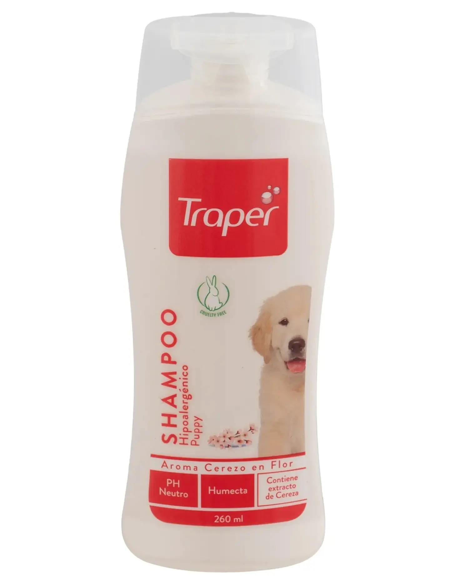 Shampoo Hipoalergénico Puppy de Traper de 260 ml 1