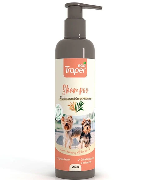 Eco Traper Shampoo para Pieles Sensibles o Resecas de 250 ml,