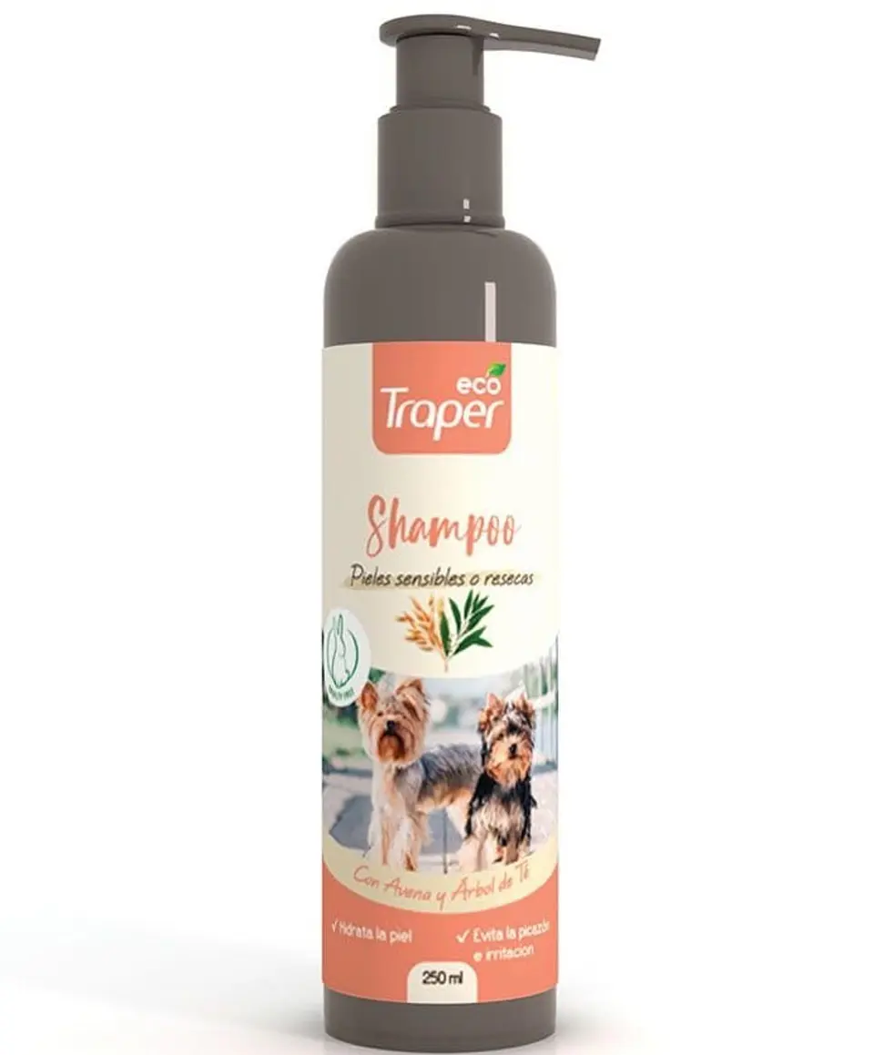 Eco Traper Shampoo para Pieles Sensibles o Resecas de 250 ml, 1
