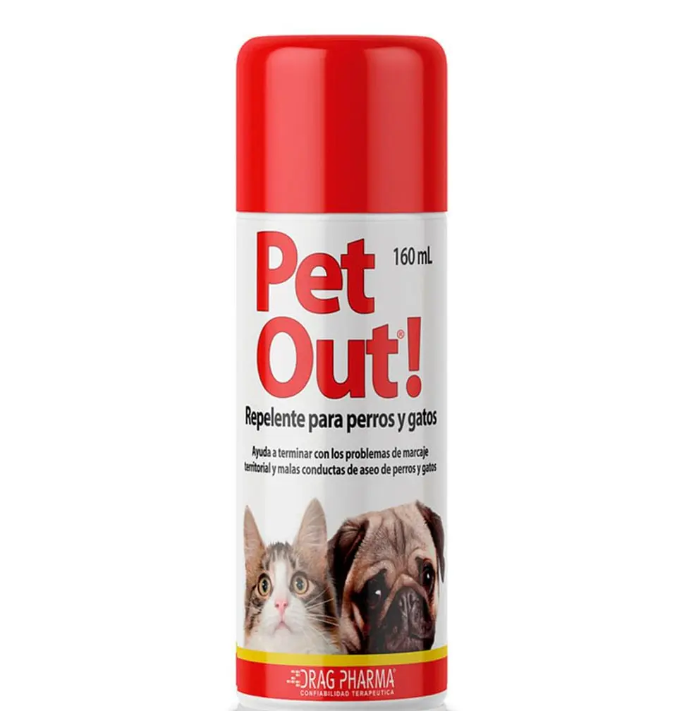 spray repelente Pet Out de 160 mL 1