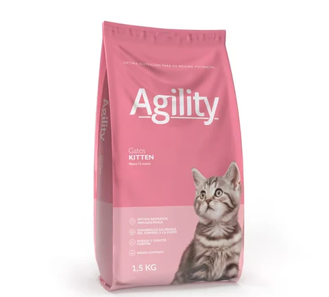 Agility kitten hasta 12 meses 1.5kg