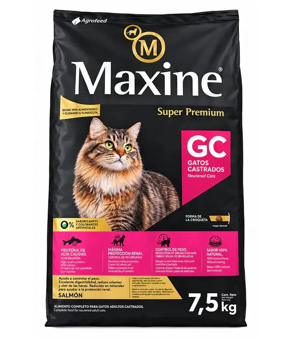 Maxine Gatos Castrados 7.5 Kg 1