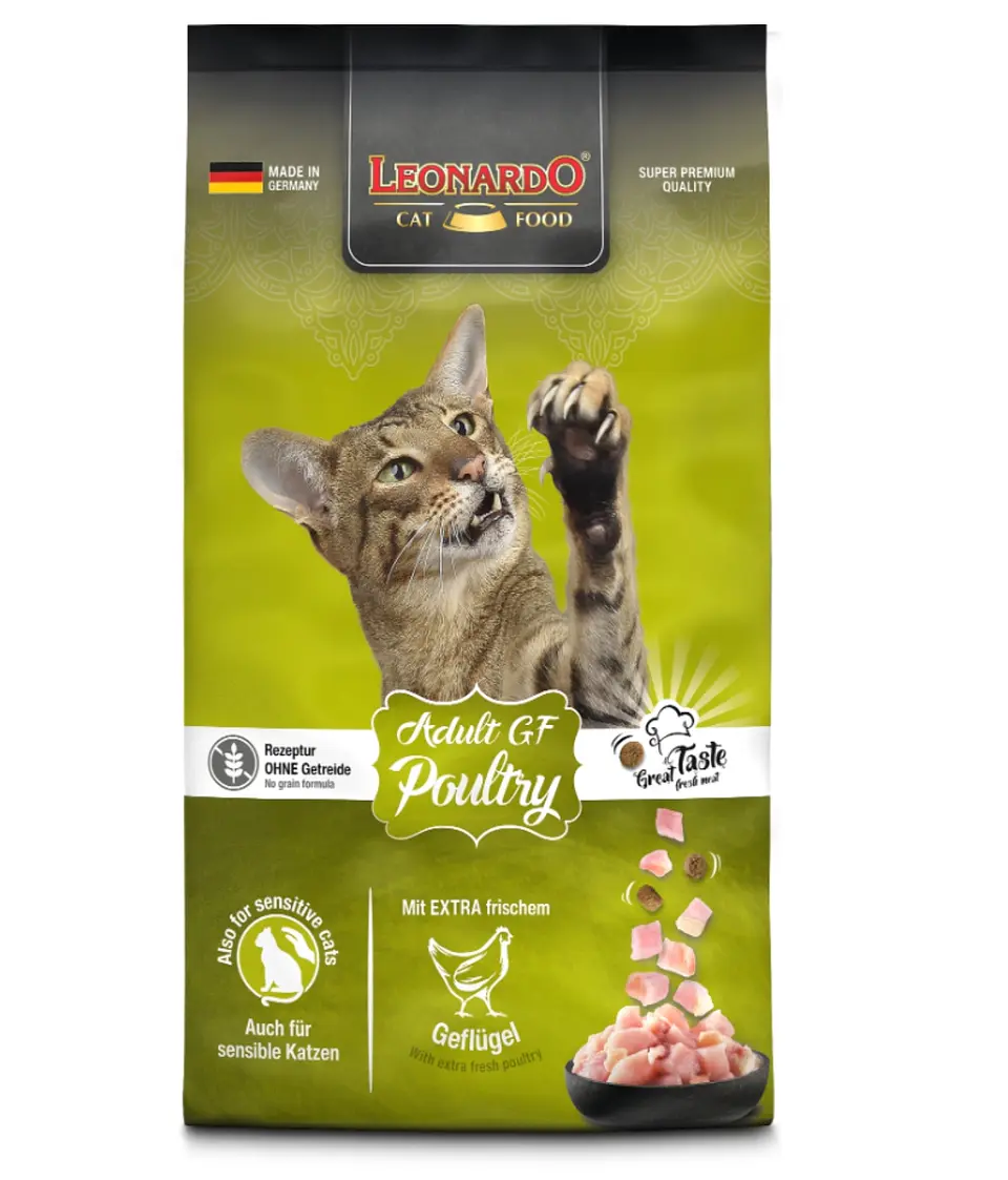gatos Leonardo Adult GF Poultry 1.8kg 1