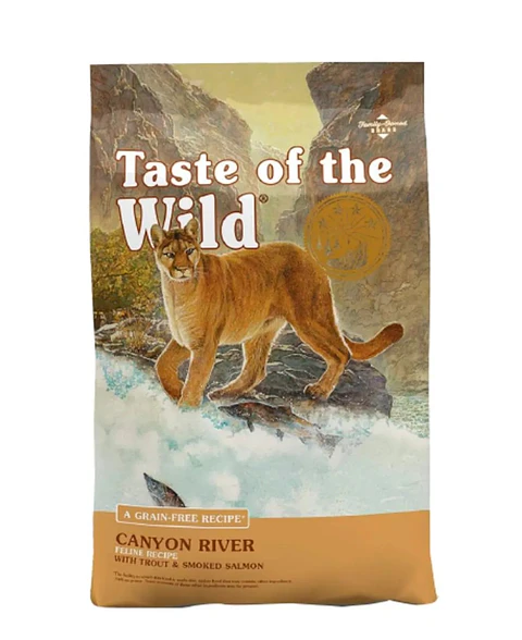 Taste of the Wild Canyon River Feline con sabor a trucha y salmón ahumado 2kg