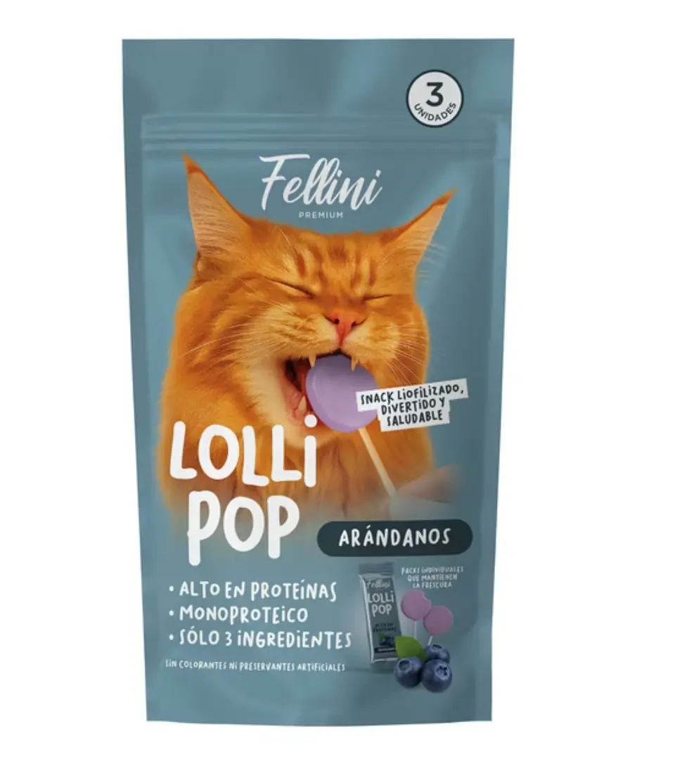 Lolli Pop en sabores Arándano y Cranberry 1