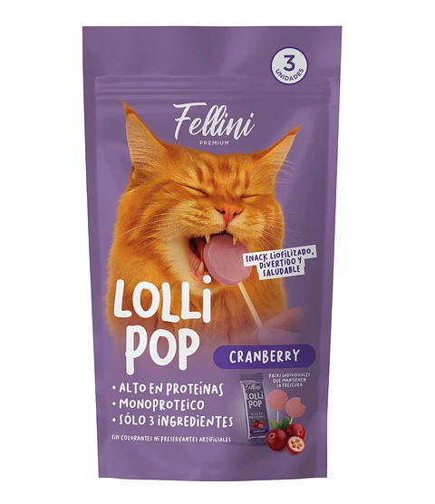 Fellini Lolli Pop sabor Cranberry 