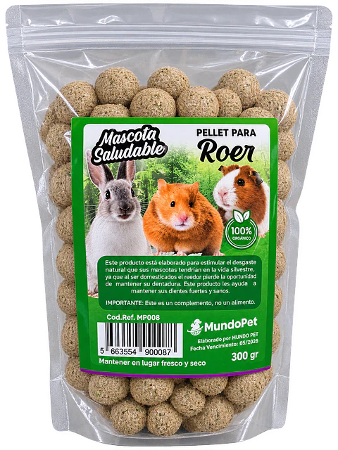 Pellet para roedor 300gr