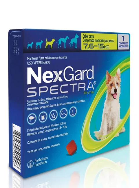 NexGard Spectra comprimido masticable 