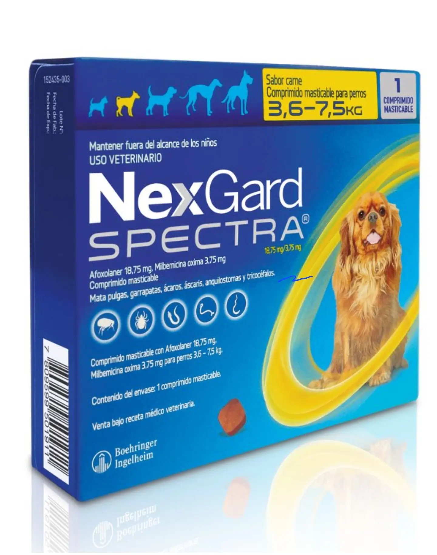 NexGard Spectra comprimido masticable  1