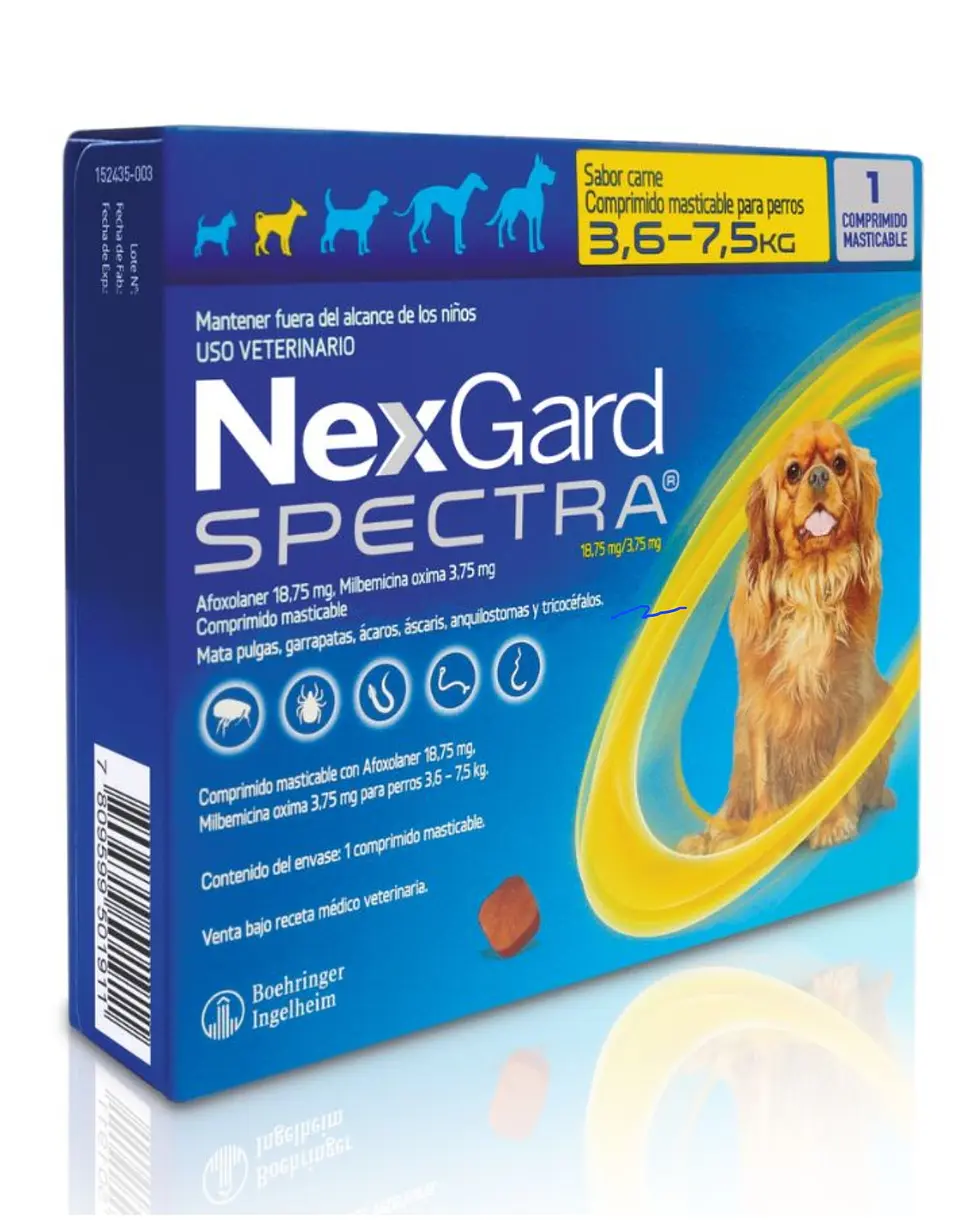 NexGard Spectra comprimido masticable  1