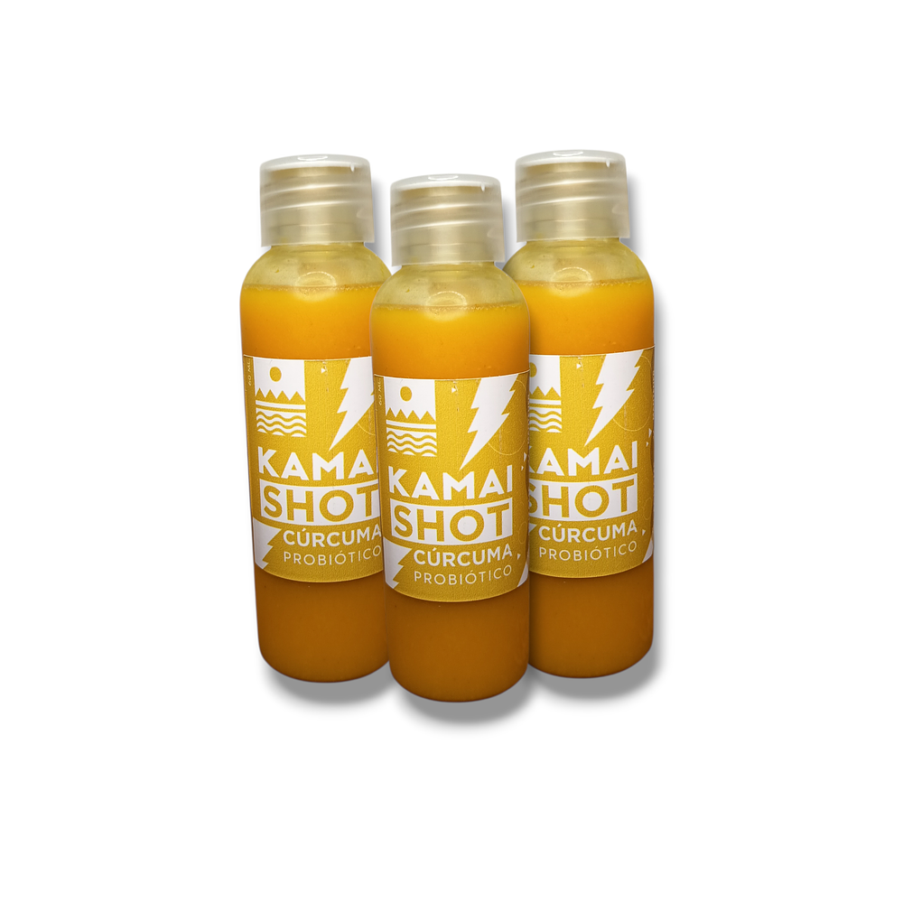 12 unidades Kamai shot cúrcuma 