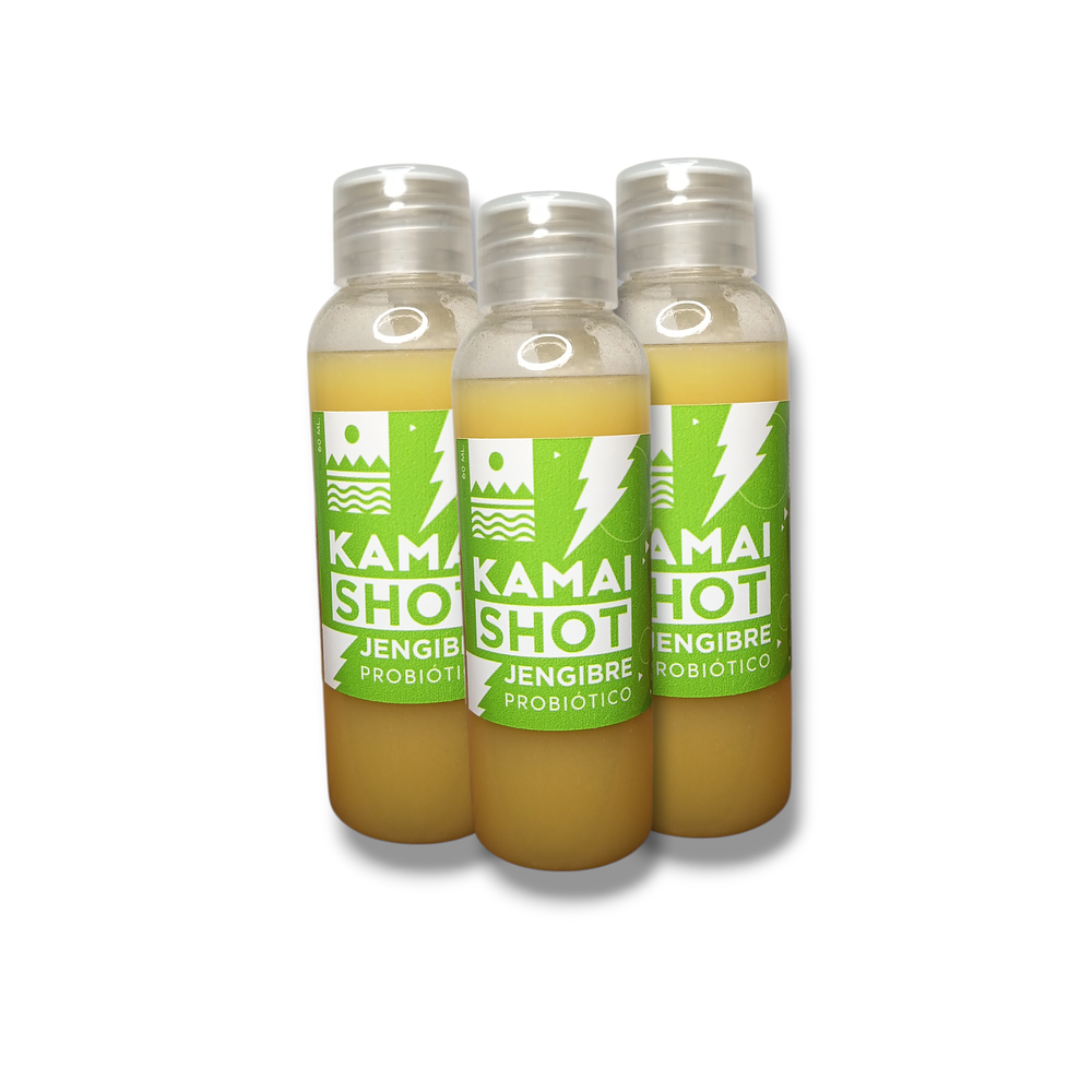 12 unidades Kamai shot jengibre