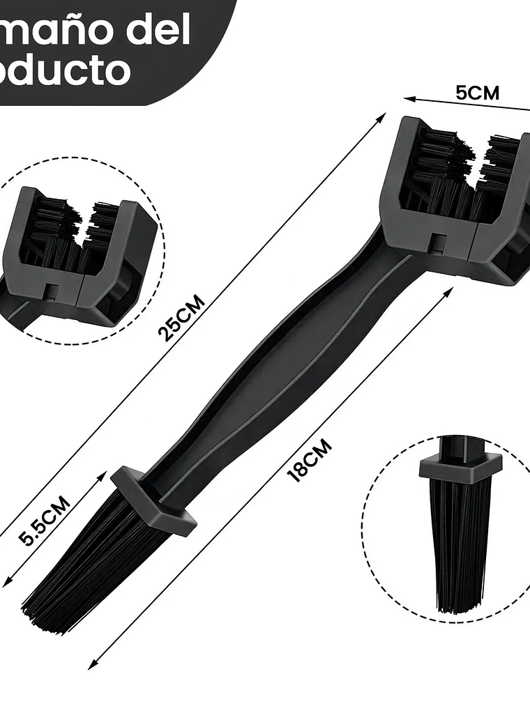 Cepillo Limpiador De Cadena para Motocicletas  2