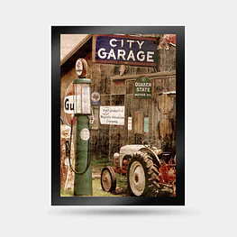 Letrero Vintage City Garage