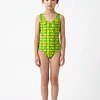 TRAJE DE BAÑO NIÑA VERDE 
