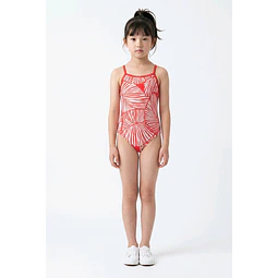 TRAJE M50 ESTAMPADO ROJO CON BLANCO
