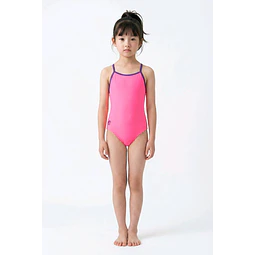 TRAJE DE BAÑO M50 FUCSIA FLUOR CON LILA