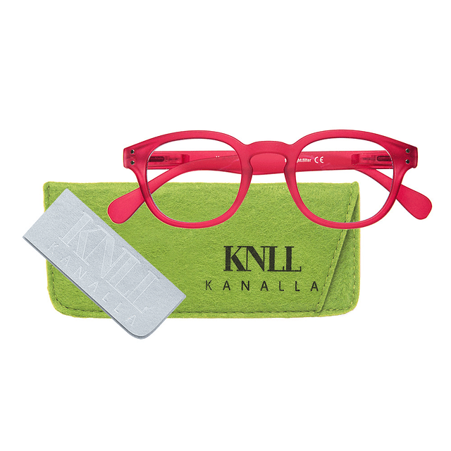 Pack 2 Lentes Descanso Filtro Luz Azul y UV mod Folie Rojo/Naranja