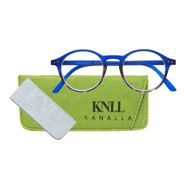 Pack 2 Lentes Descanso Filtro Luz Azul y UV mod Papillon Azul/Verde