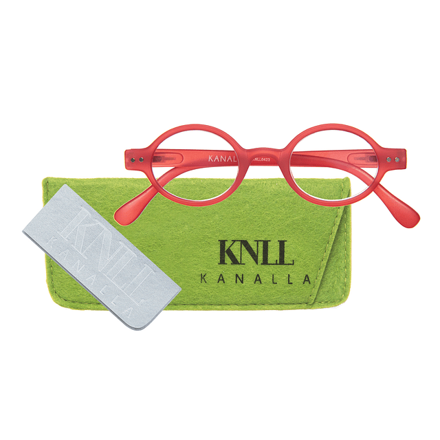 Lentes de Lectura Filtro Azul y UV mod Elegant Rojo