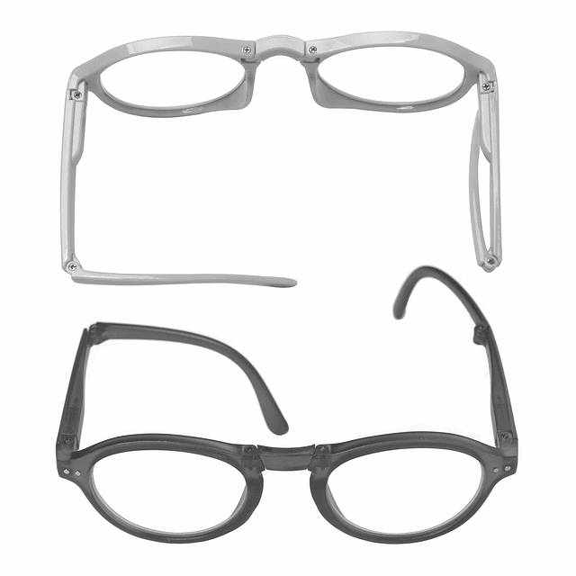 Pack 2 Lentes De Lectura Plegable Con Filtro Azul mod Café / Gris