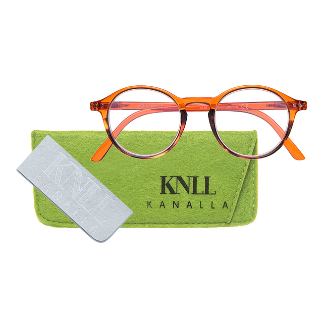 Pack 2 Lentes de Lectura Filtro Luz Azul y UV mod Naranja / Negro