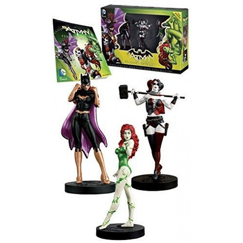Amor Loco y Otras Historias + Figuras de Harley Quinn, Poison Ivy y Batgirl 