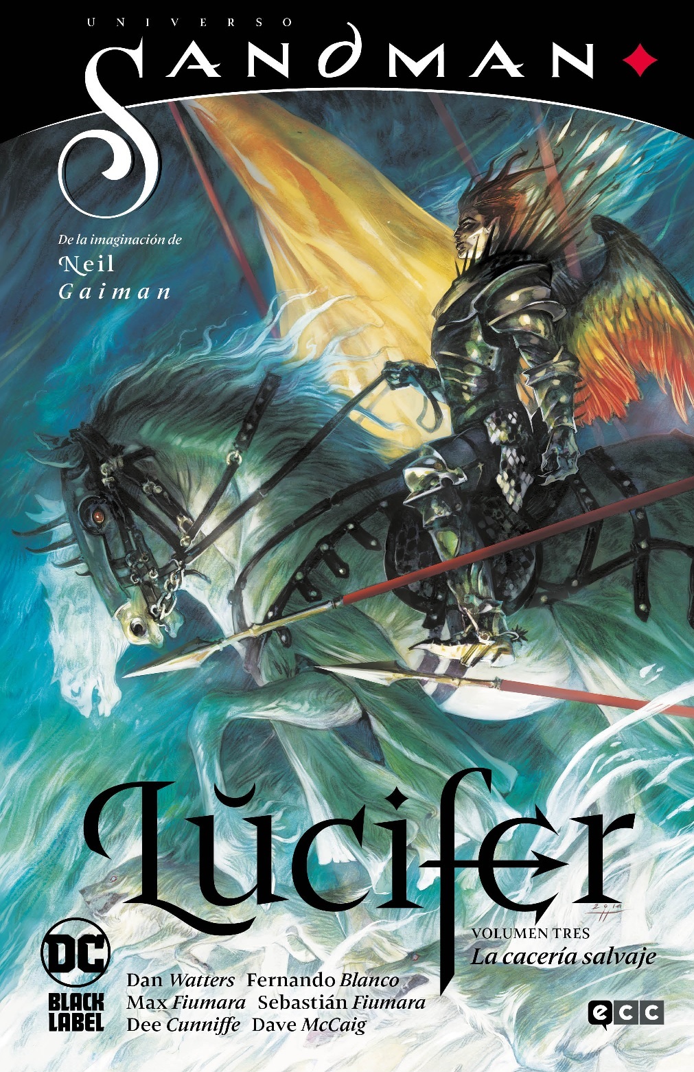 Universo Sandman Lucifer La Cacería Salvaje Volumen 3