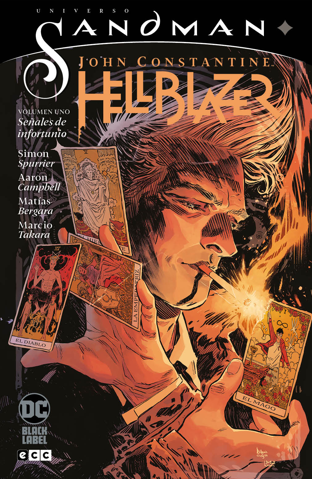 Universo Sandman Hellblazer Señales de Infortunio Volumen 1