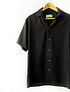 Camisa Lino Negra