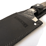 CUCHILLO 8" PARRILLERO CURACAVI C/FUNDA CUERO NEGRA