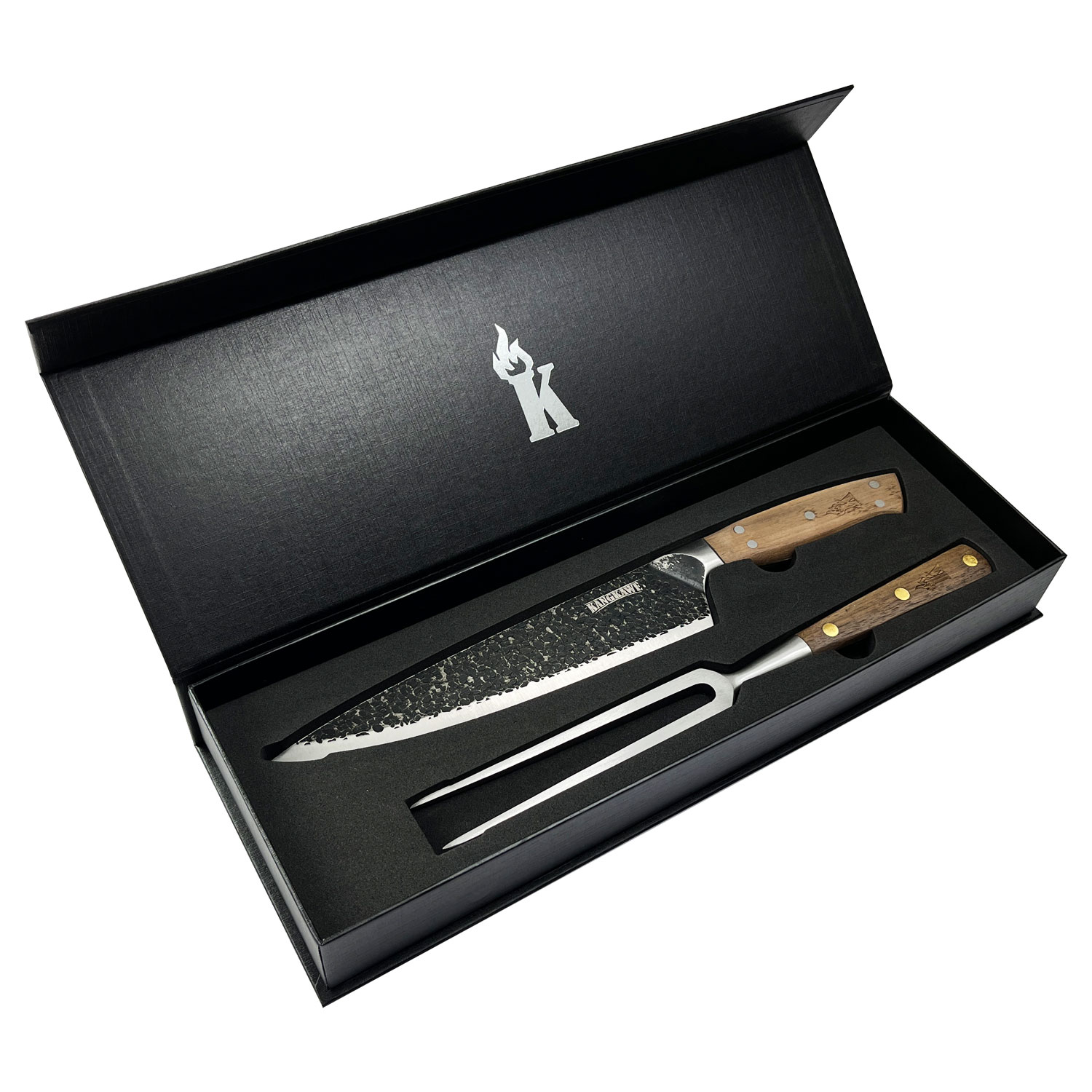 Set Parrillero Cuchillo Curacaví + Pincho Pro Edición Limitada Black