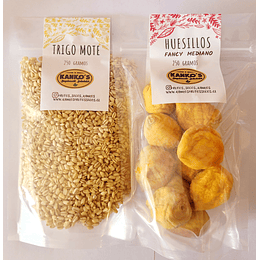 PACK  HUESILLO + TRIGO MOTE  250gr.