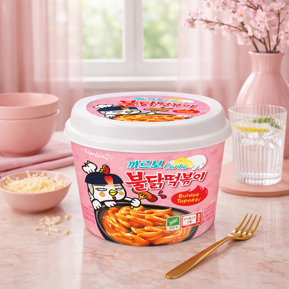 Topokki Buldak Carbonara 1