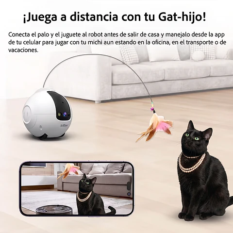 | PRÓXIMAMENTE | Robot Cámara 4MP 2K HD para monitoreo y juguete interactivo móvil