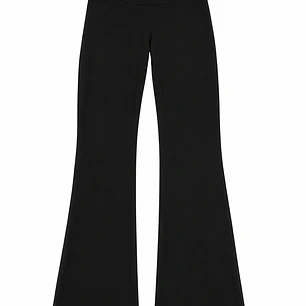 Flare Pants Push Up Negro