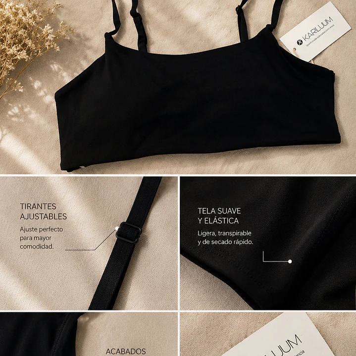 Peto Crop - Negro Intenso XS 4