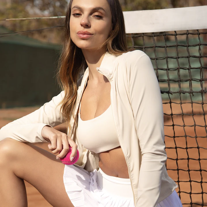 Sport Chaqueta - Crema Suave XL 3