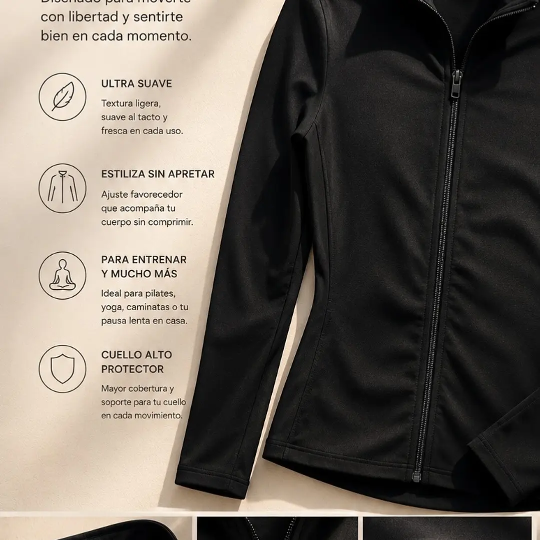 Sport Chaqueta - Negro intenso M 4