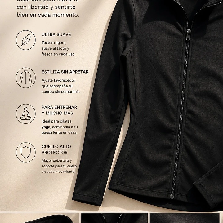 Sport Chaqueta - Negro intenso M 4