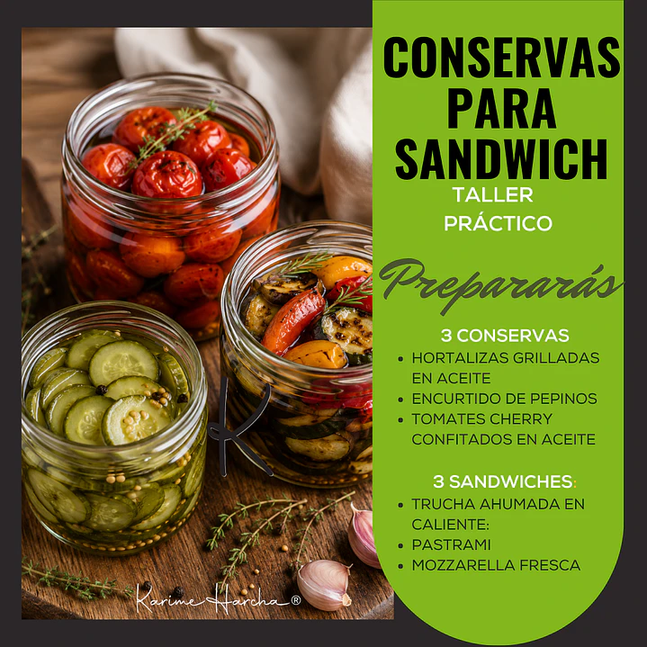 Conservas para Sándwiches 1