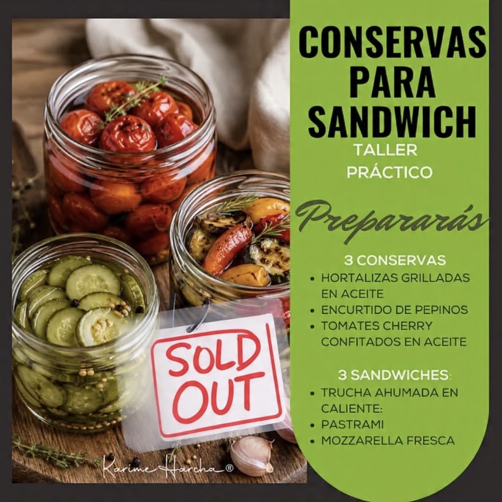 Conservas para Sándwiches