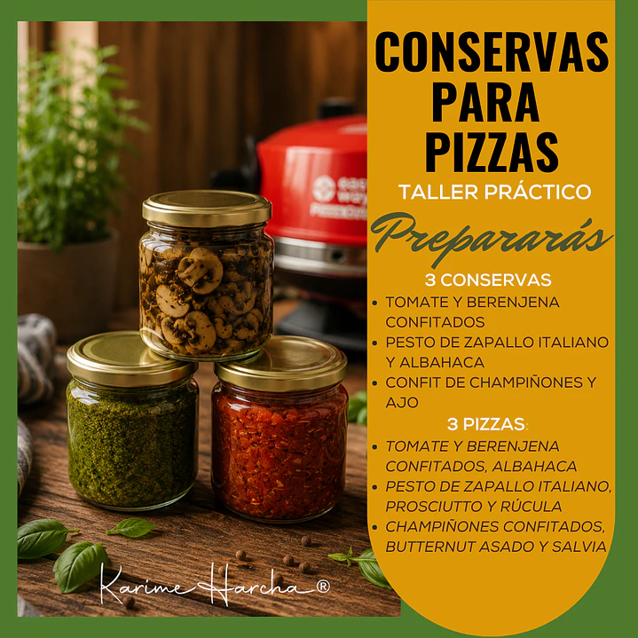 Conservas para Pizzas 1