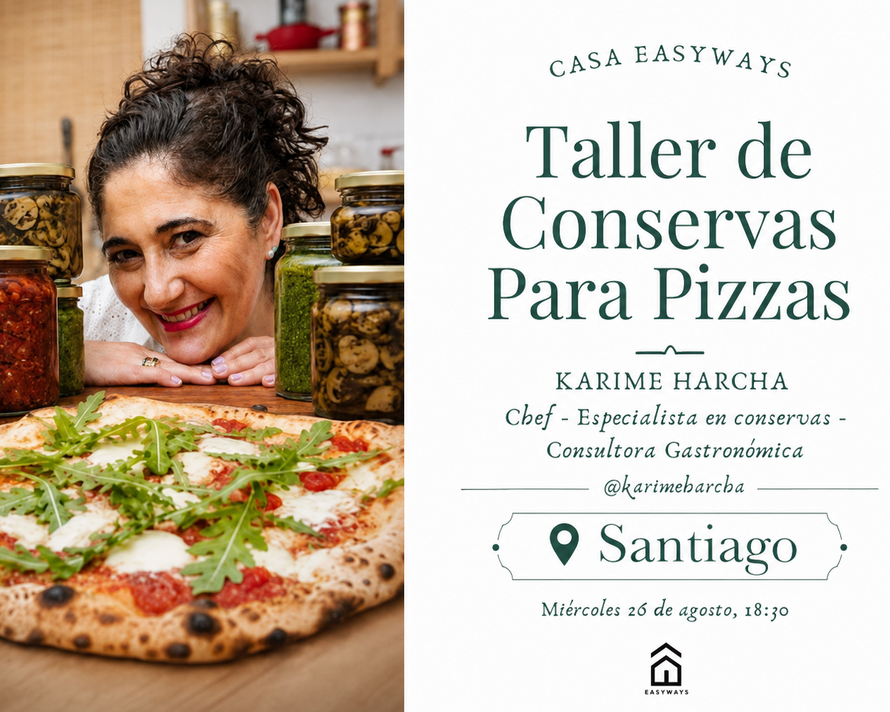 Conservas para Pizzas- en Santiago