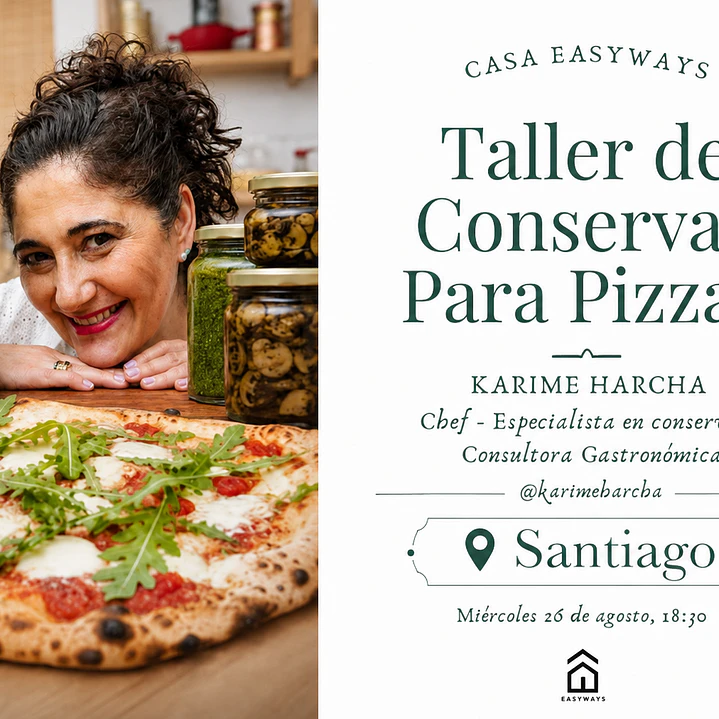 Conservas para Pizzas- Casa Easyways 1