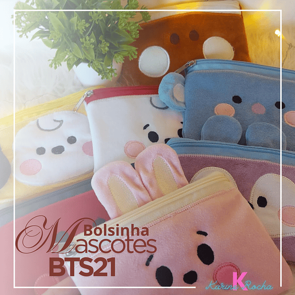 Bolsinha Mascotes BTS21- ARQUIVOS DIGITAIS