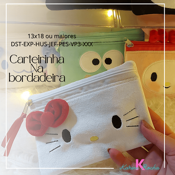 Kit Bolsinhas turma da HelloKitty-ARQUIVOS DIGITAIS