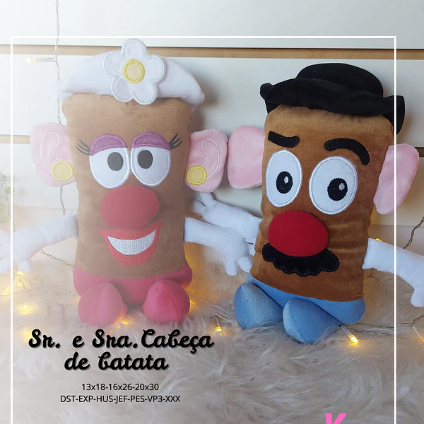 Sr. e Sra. Cabeça de Batata-  ARQUIVOS DIGITAIS
