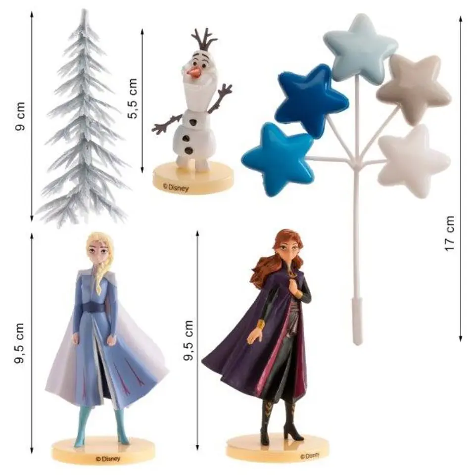 Kit para Bolos Frozen II com figuras 1