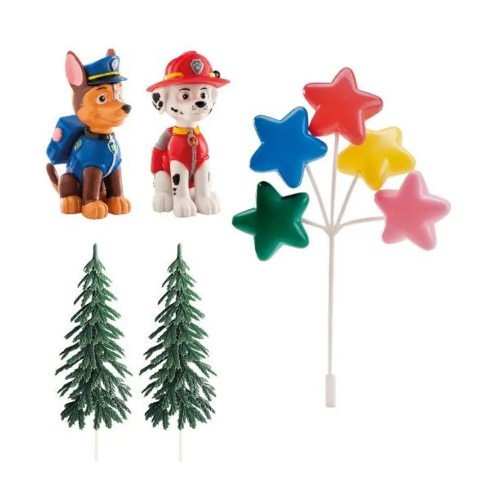 Kit para Bolos Patrulha Pata com figuras 1